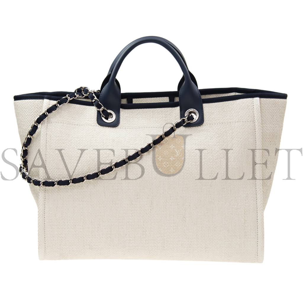 Ch*el deauville large tote gold hardware a66941 (30*50*22cm)