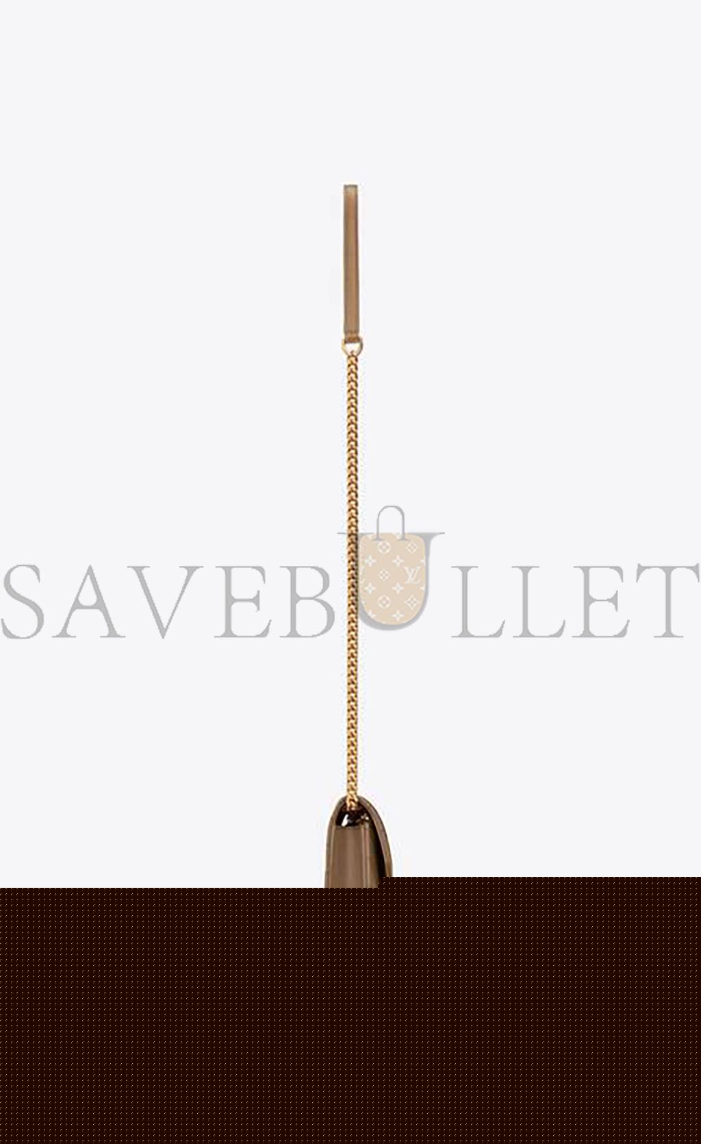 Y*L cassandre matelassÉ envelope chain wallet in grain de poudre embossed leather 695108bow012346 (19*12.5*3.5cm)