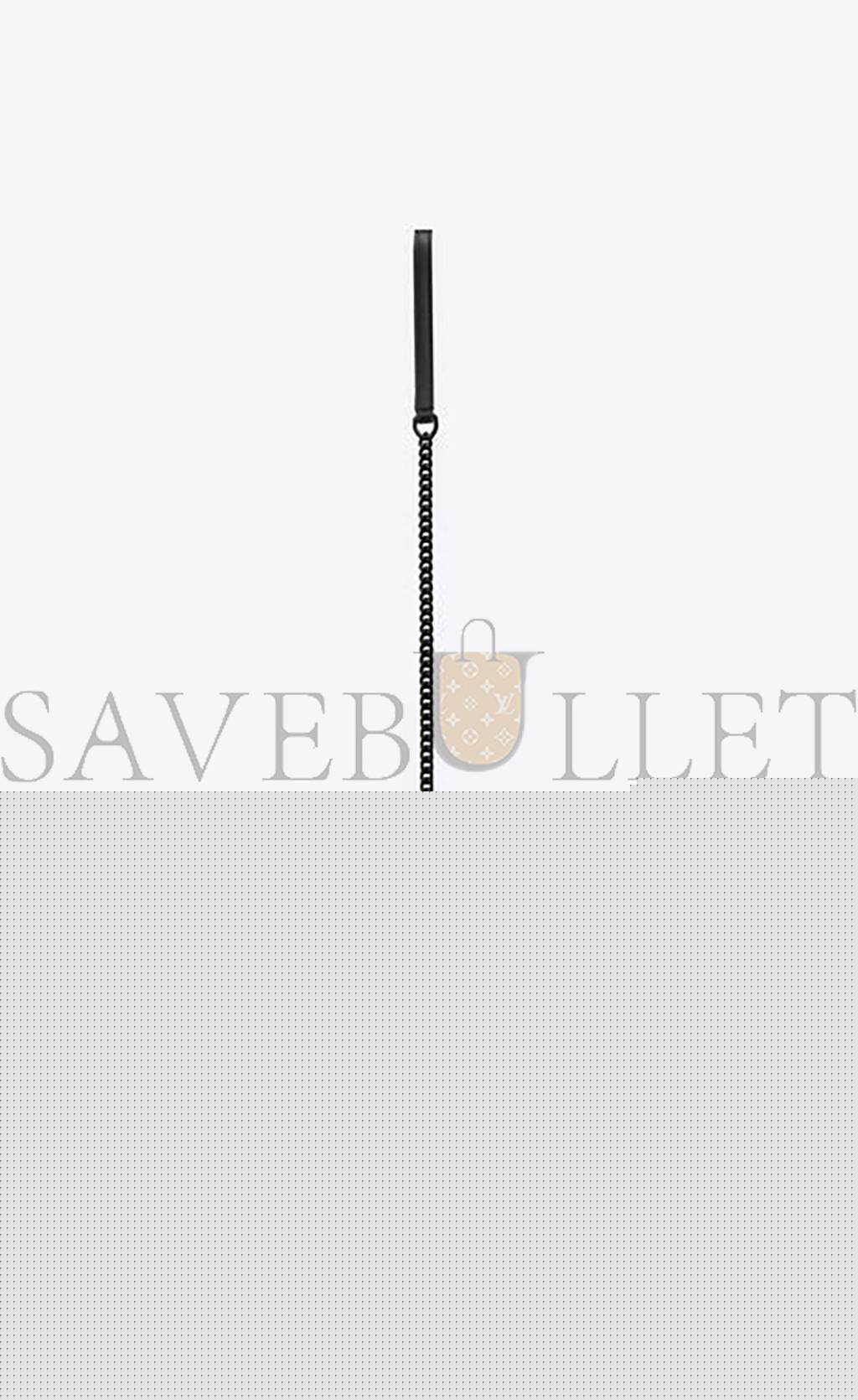 Y*L cassandre matelassÉ envelope chain wallet in grain de poudre embossed leather 695108bow081000 (19*12.5*3.5cm)