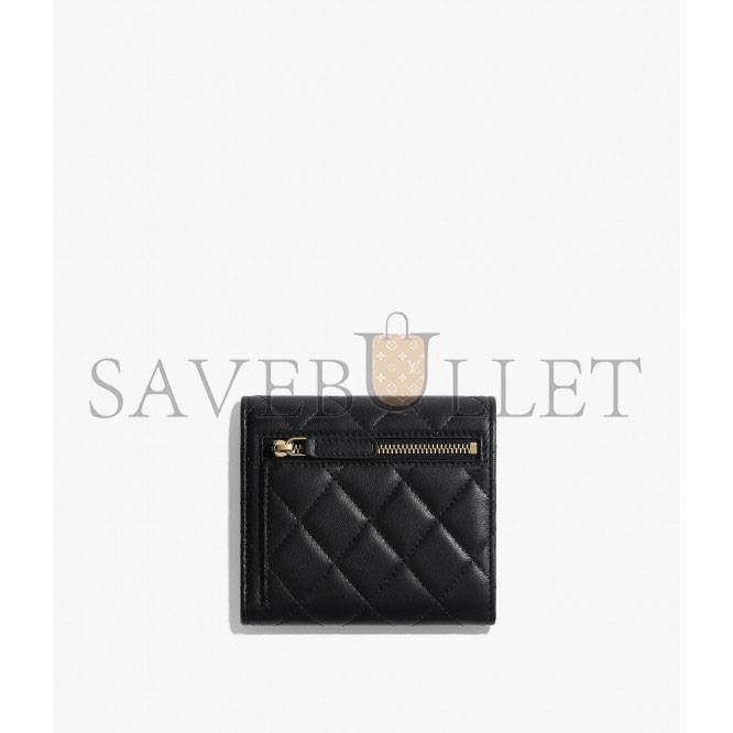Ch*el classic small flap wallet gold hardware ap0231 y01295 c3906 （10.5cm*11.5cm*3cm）