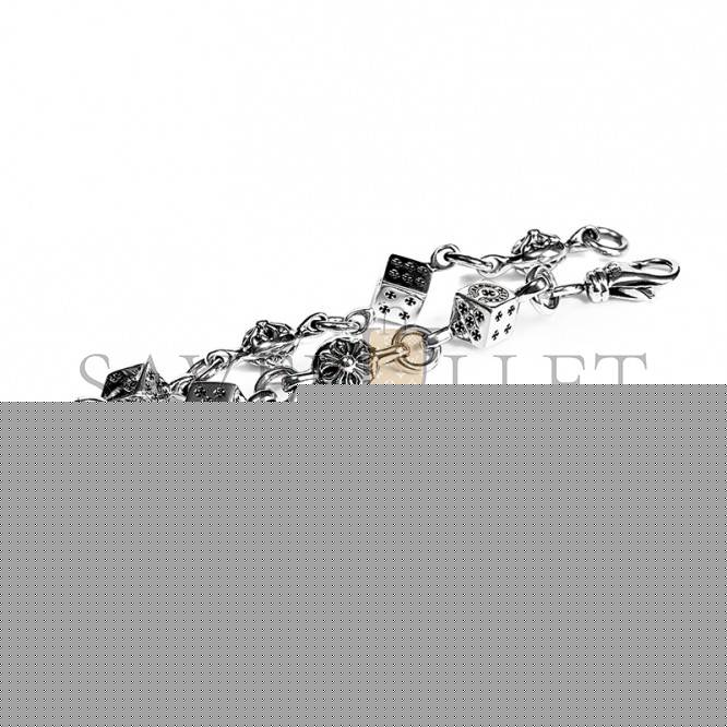 Ch**me He**ts  dice and crossball bracelet