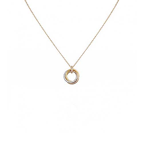Ca*t*er  trinity necklace b7224586