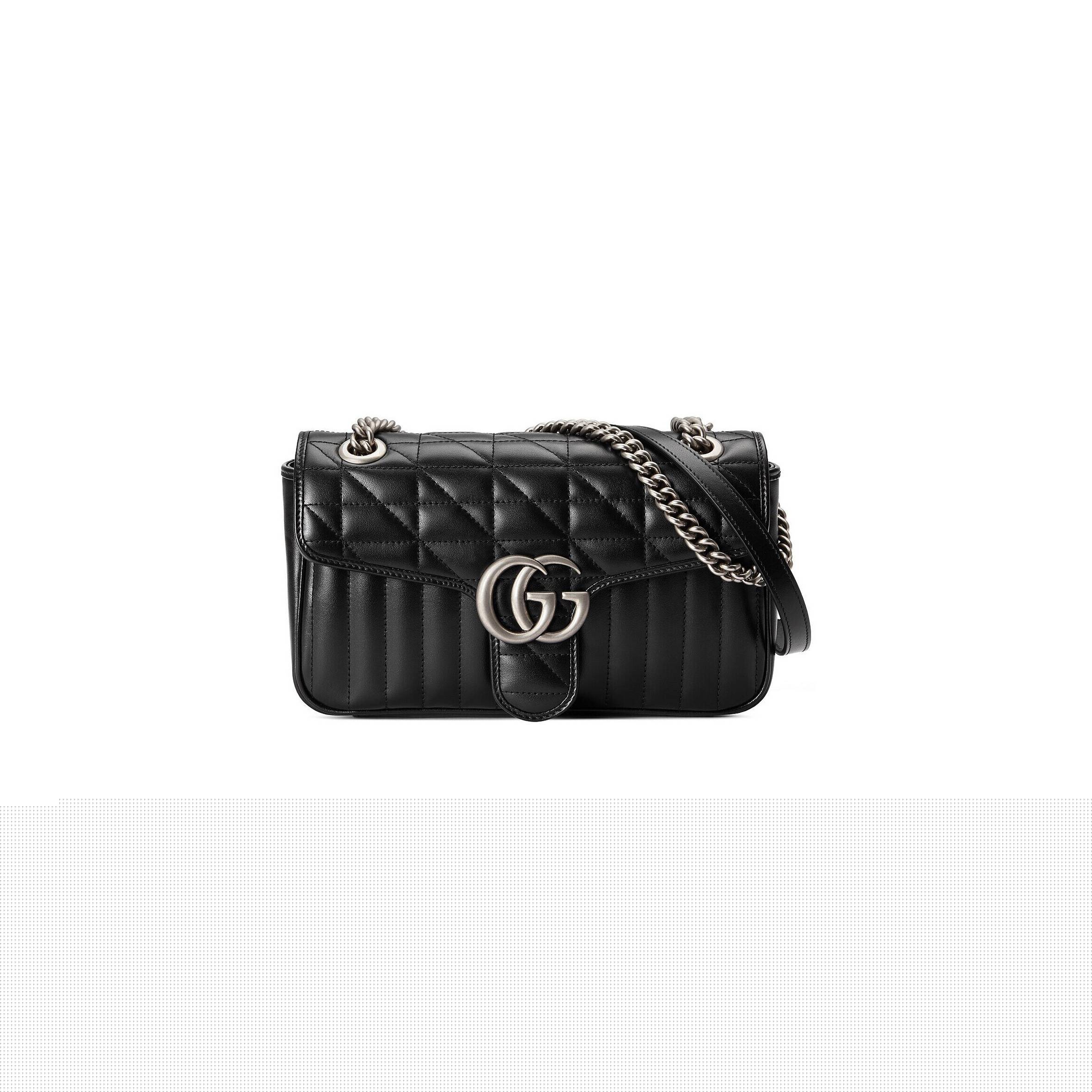 G*u*i gg marmont small shoulder bag 443497 (26*15*7cm)