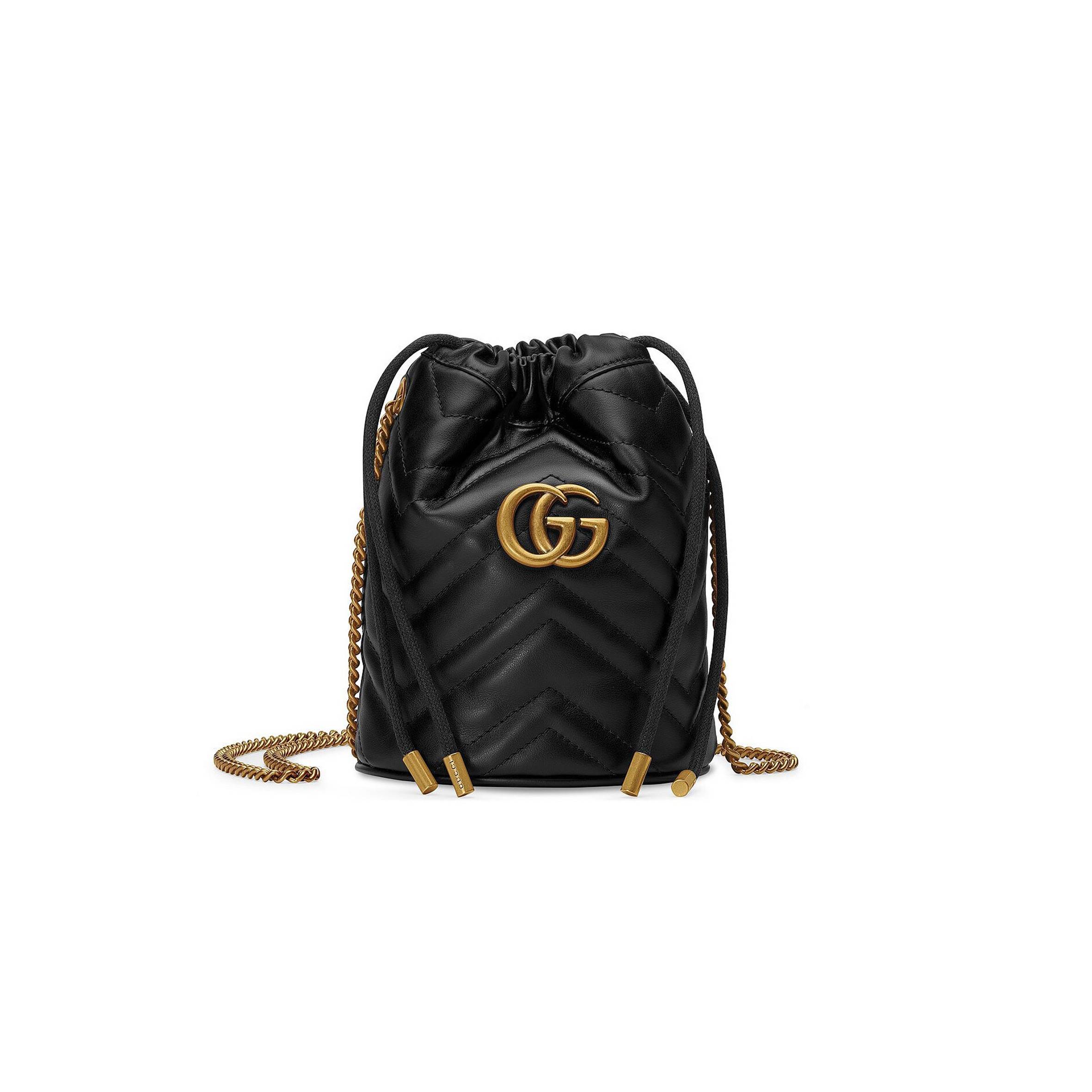 G*u*i gg marmont mini bucket bag 575163  (6.7*5.5*5.1cm)