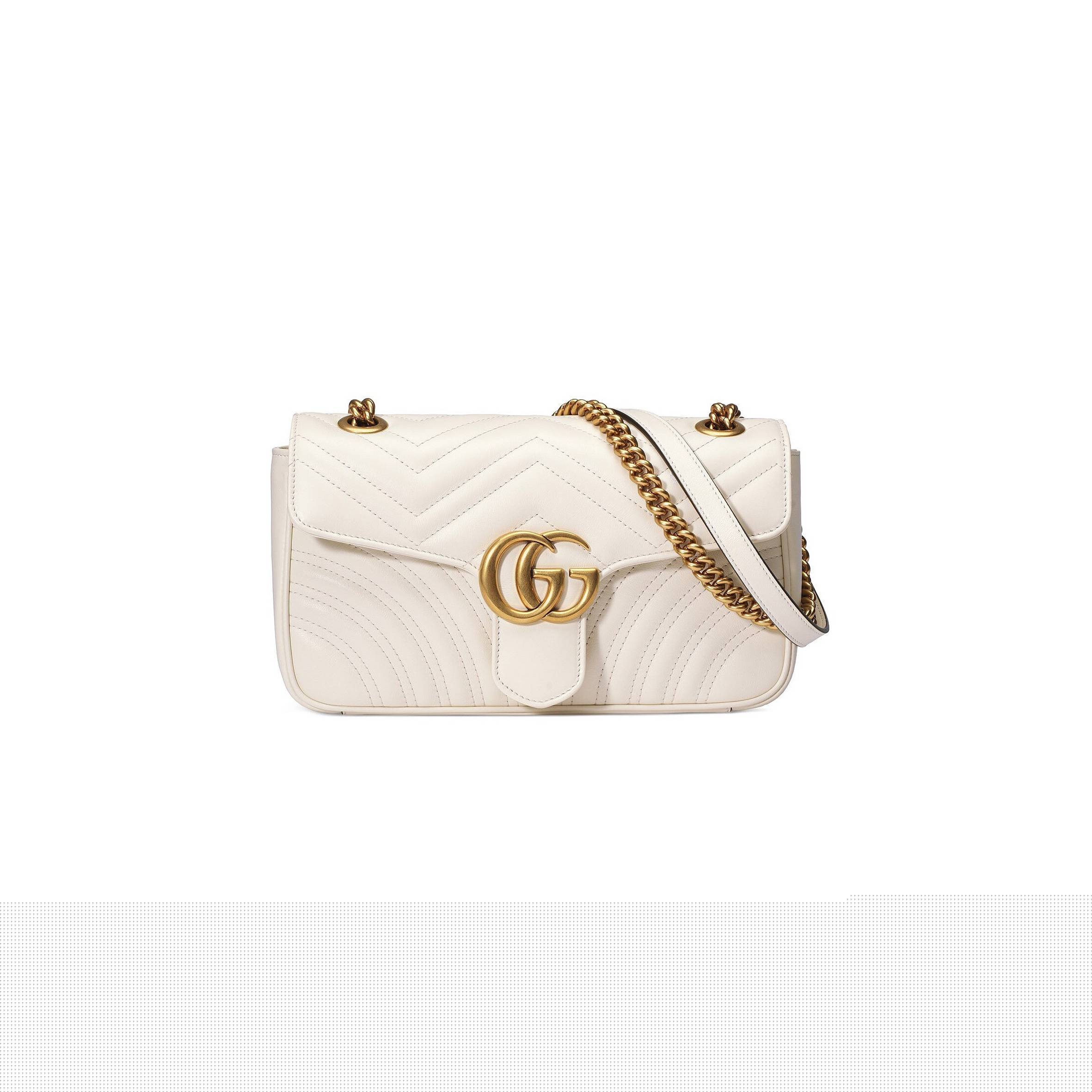 G*u*i gg marmont small matelassÉ shoulder bag 443497  (26*15*7cm)
