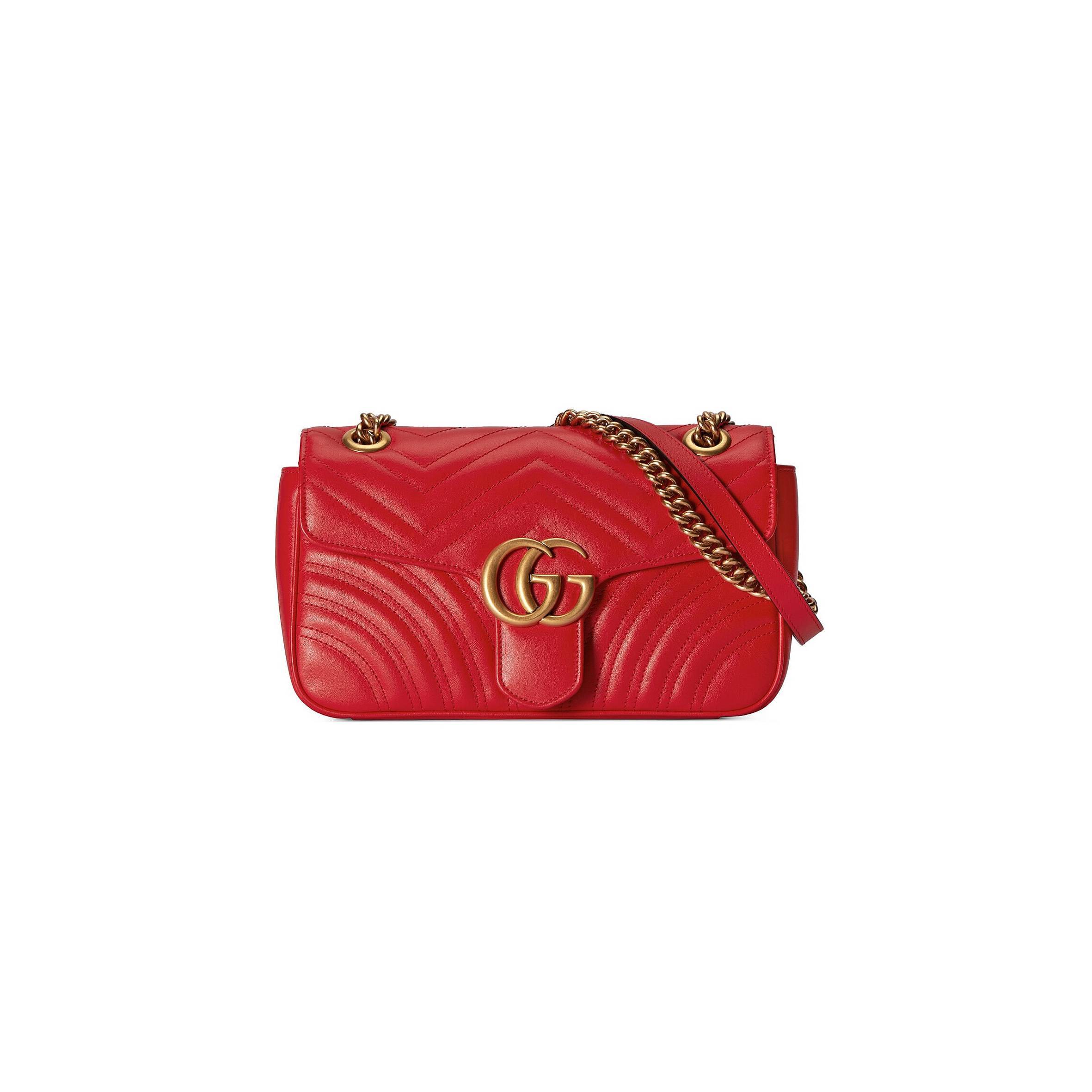 G*u*i gg marmont small shoulder bag  443497 (26*15*7cm)