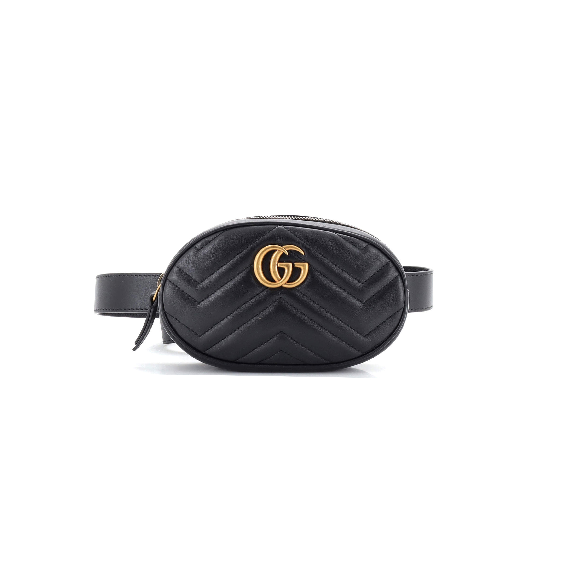 G*u*i marmont quilted leather belt bag 476434  (18*11*15cm)