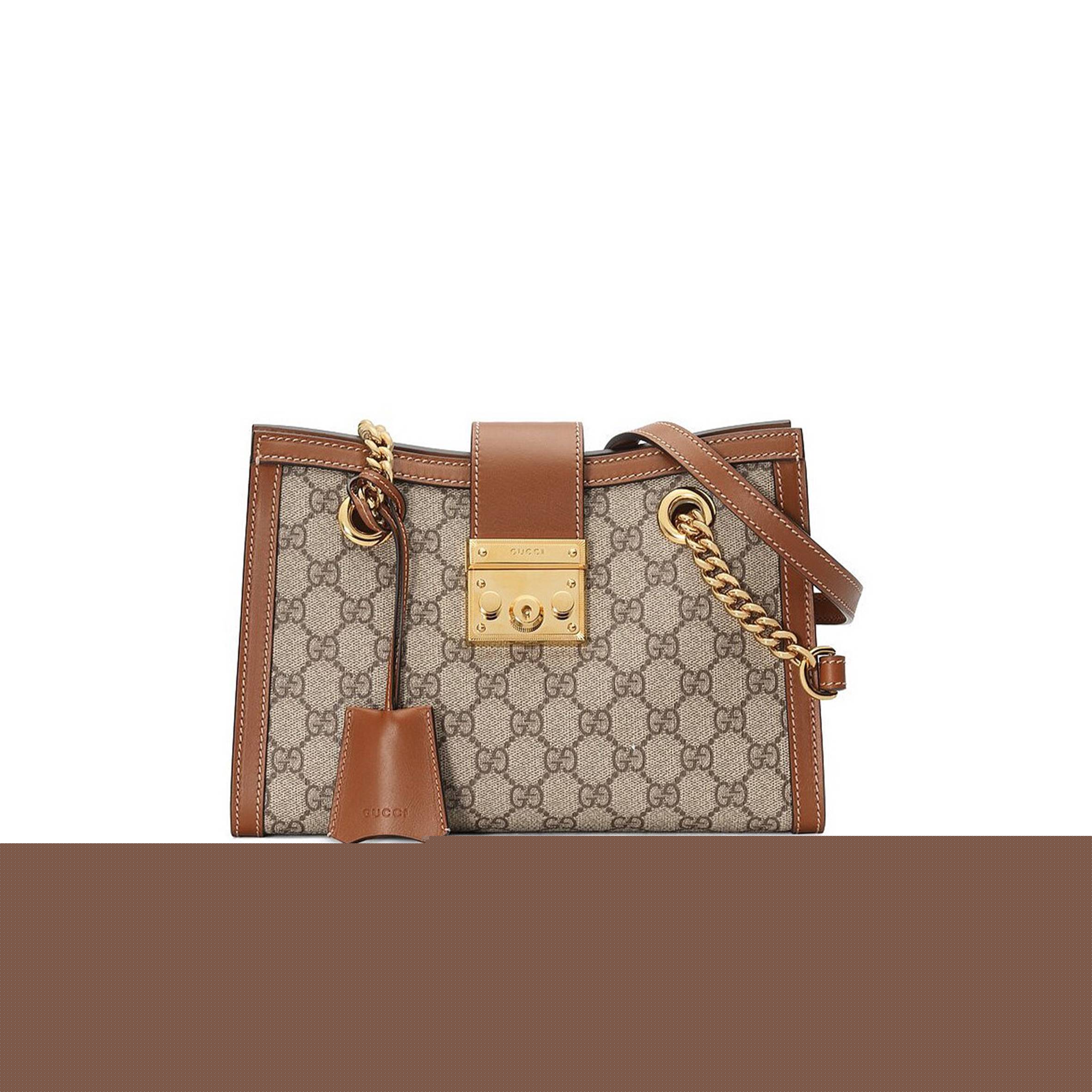 G*u*i padlock small gg shoulder bag   ‎498156 (26*18*10cm)