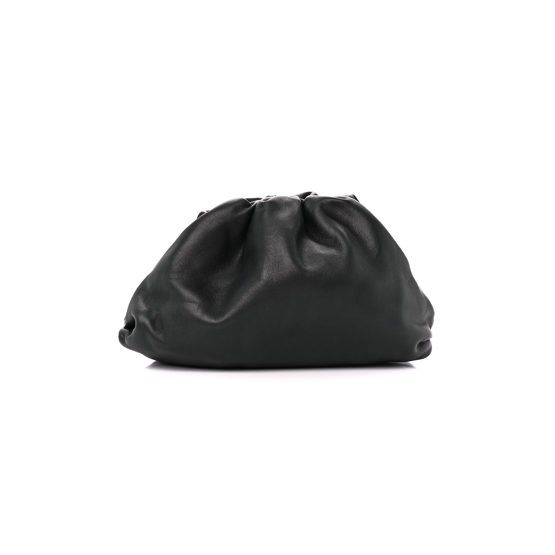 bo*te*ga Ve*ne*ta smooth butter calf teen pouch black (38*18*8)