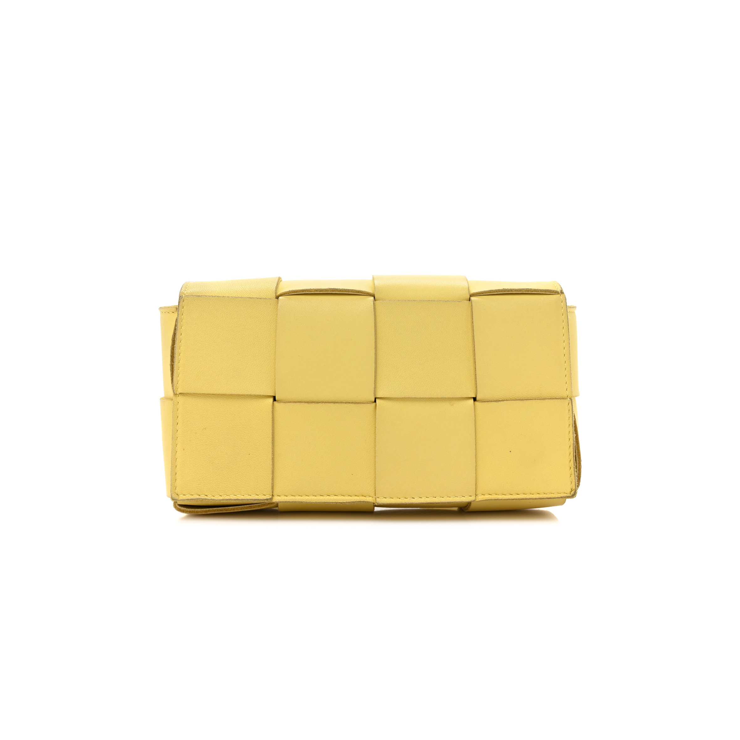 bo*te*ga Ve*ne*ta nappa maxi intreccio the belt cassette bag butter (18*11*5cm)