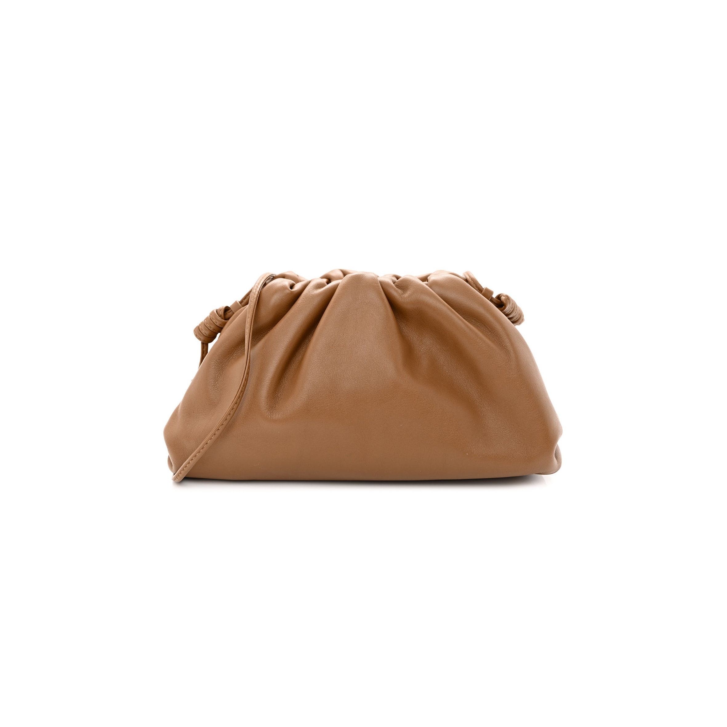 bo*te*ga Ve*ne*ta butter calfskin the mini pouch camel (22*11*6cm)