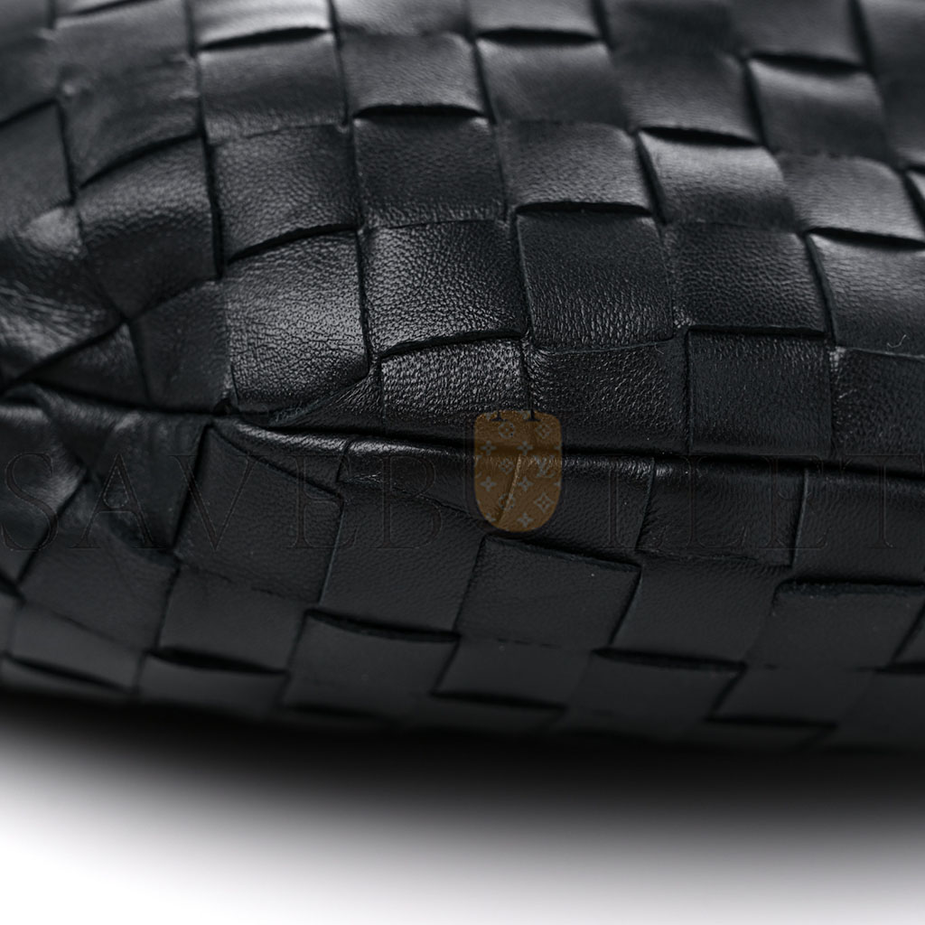 bo*te*ga Ve*ne*ta nappa intrecciato teen jodie hobo black (36*20*10cm)