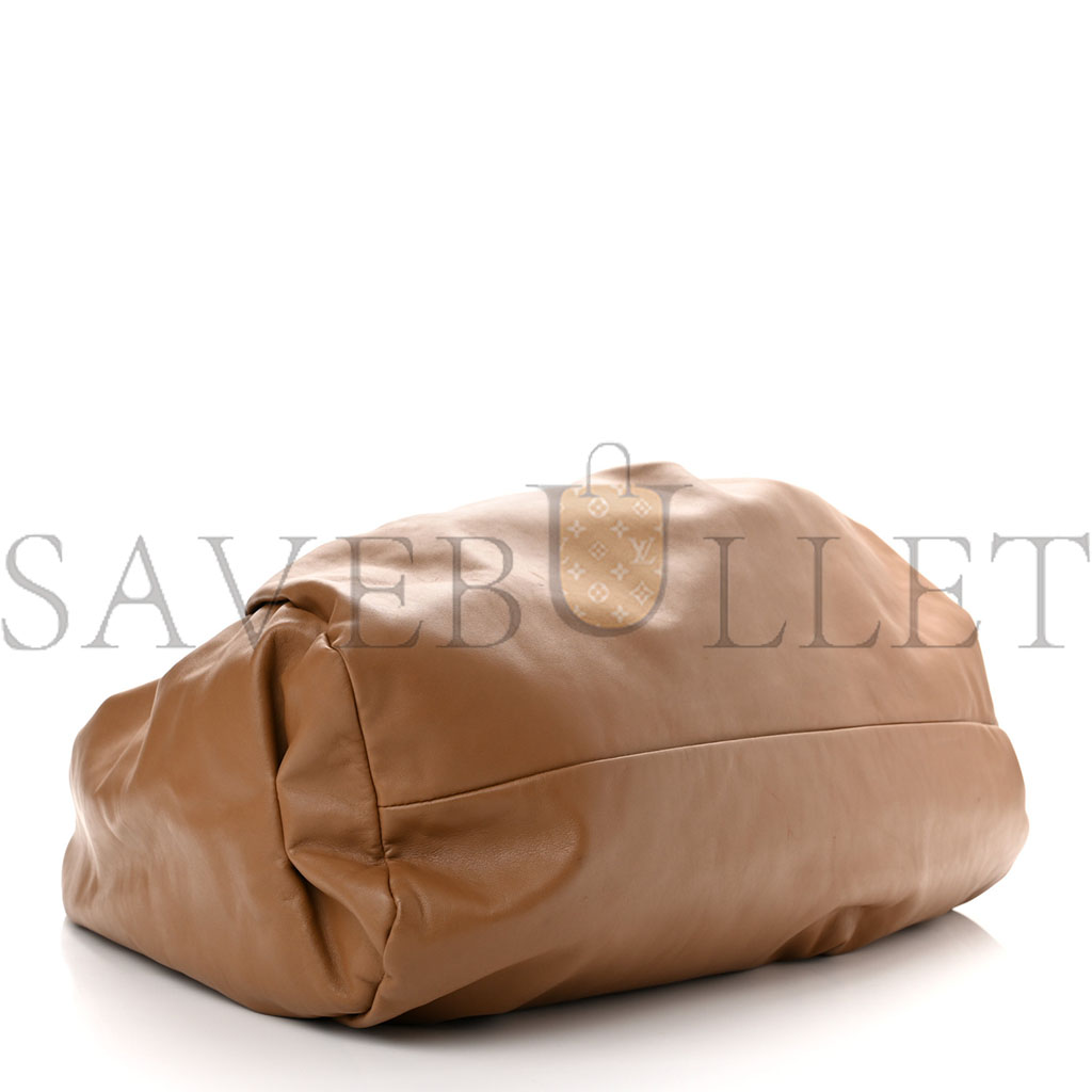 bo*te*ga Ve*ne*ta smooth butter calfskin large the shoulder pouch teak (52*25*15cm)