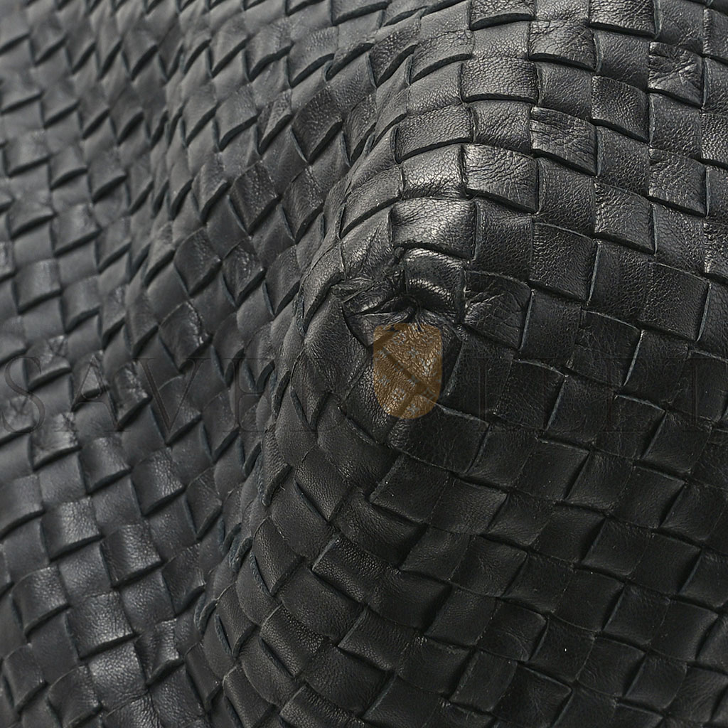 bo*te*ga Ve*ne*ta nappa intrecciato large tote black (39*30*22cm)
