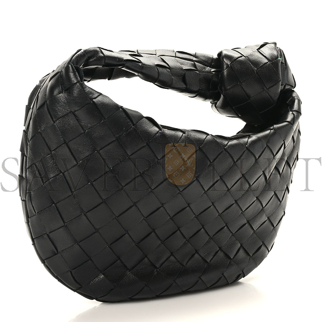 bo*te*ga Ve*ne*ta nappa intrecciato mini jodie black (27*13*8cm)