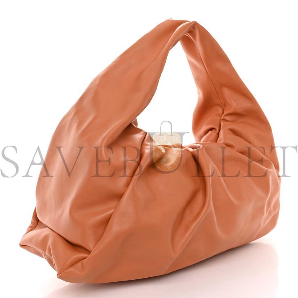 bo*te*ga Ve*ne*ta smooth butter calfskin large the shoulder pouch clay (51*29*15cm)