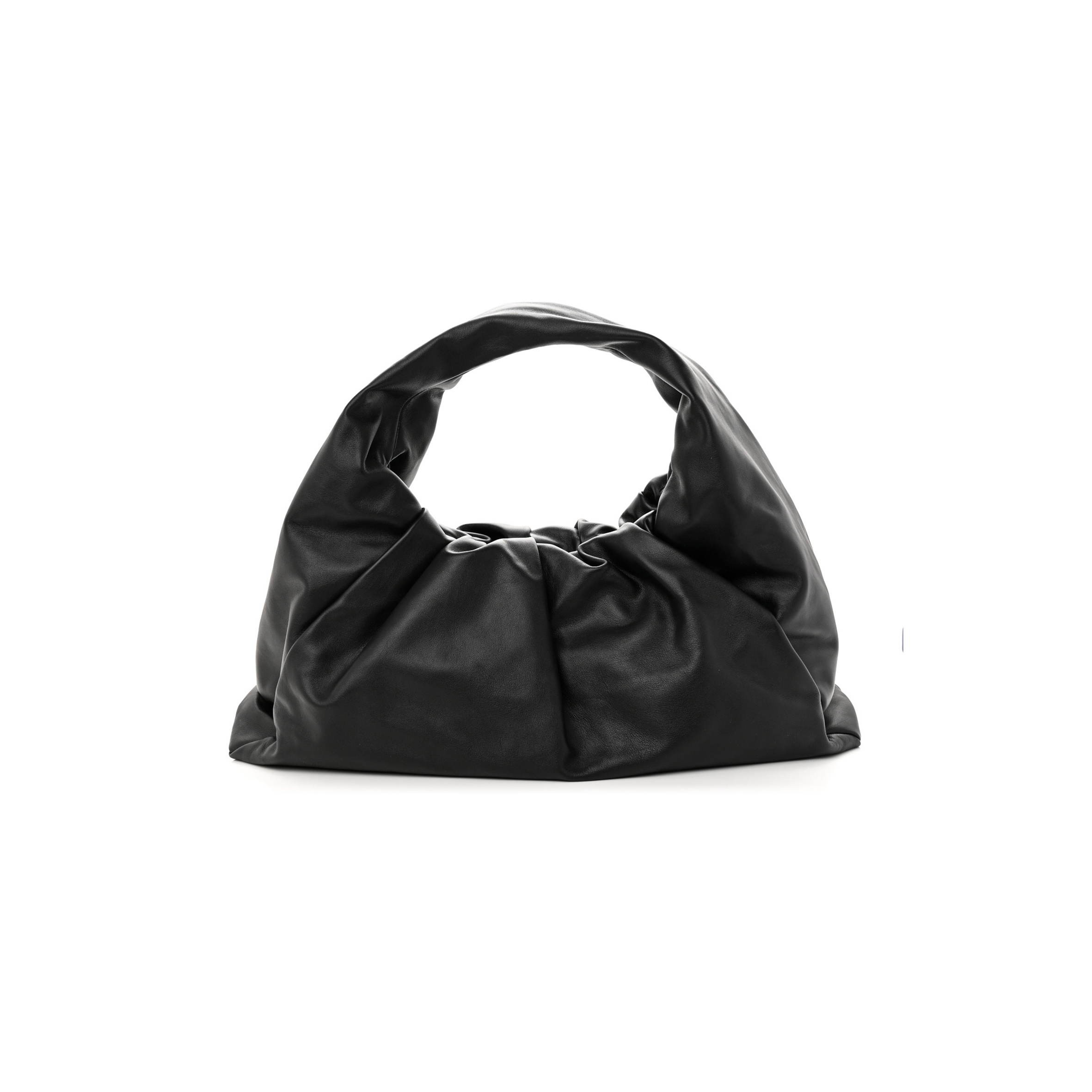 bo*te*ga Ve*ne*ta smooth butter calfskin large the shoulder pouch black (52*30*14cm)