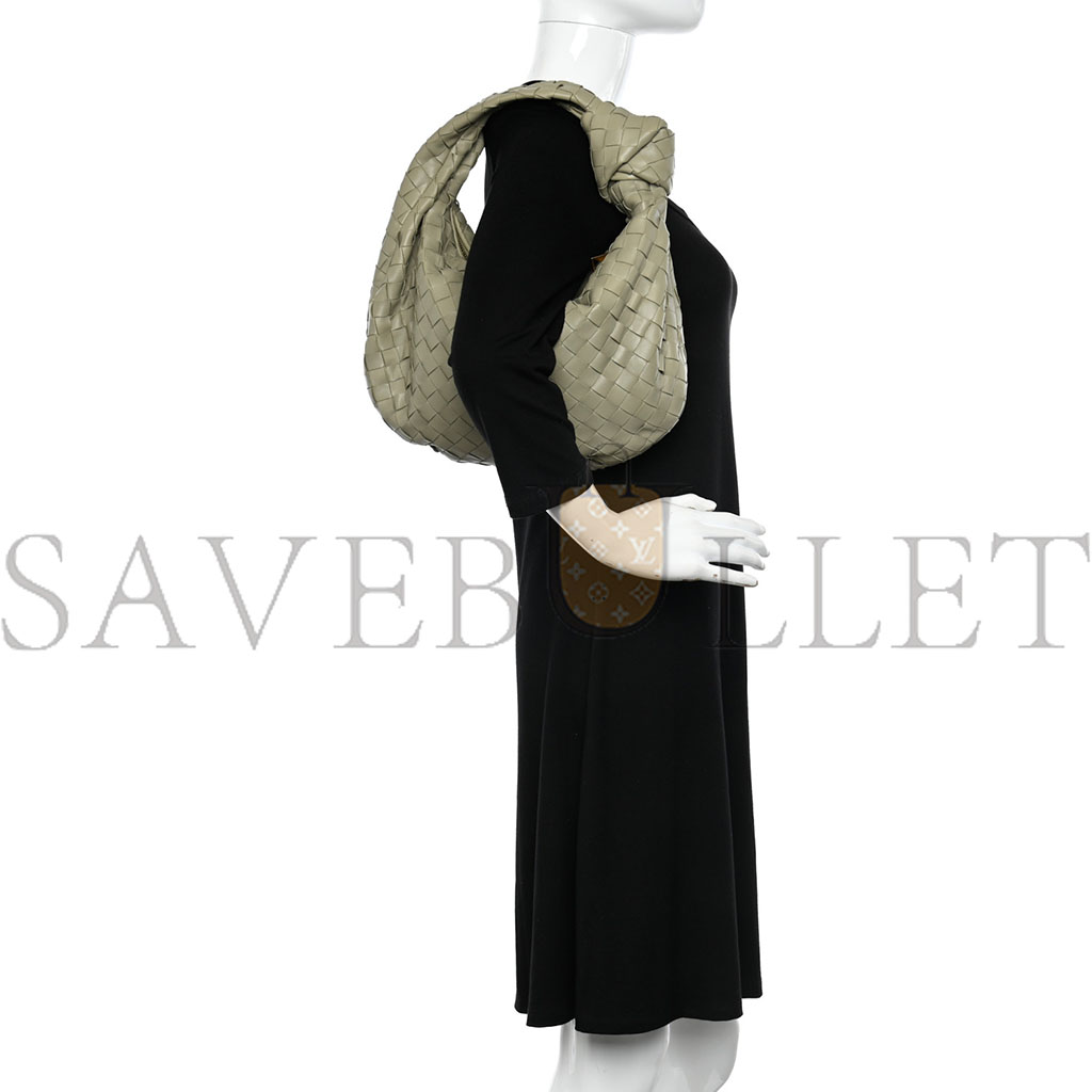 bo*te*ga Ve*ne*ta nappa intrecciato teen jodie hobo travertine (37*21cm)