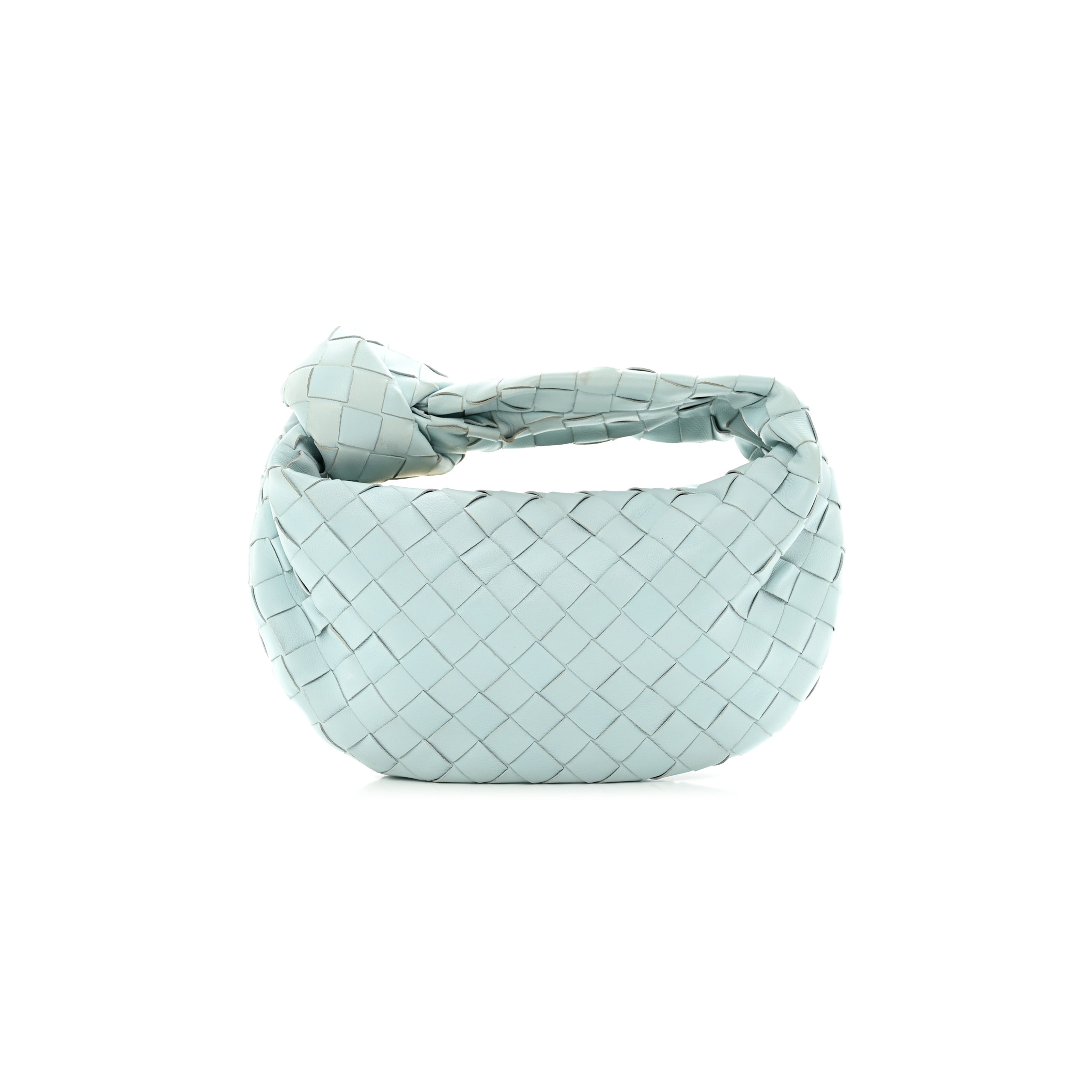 bo*te*ga Ve*ne*ta nappa intrecciato mini jodie teal washed (26*15*6cm)