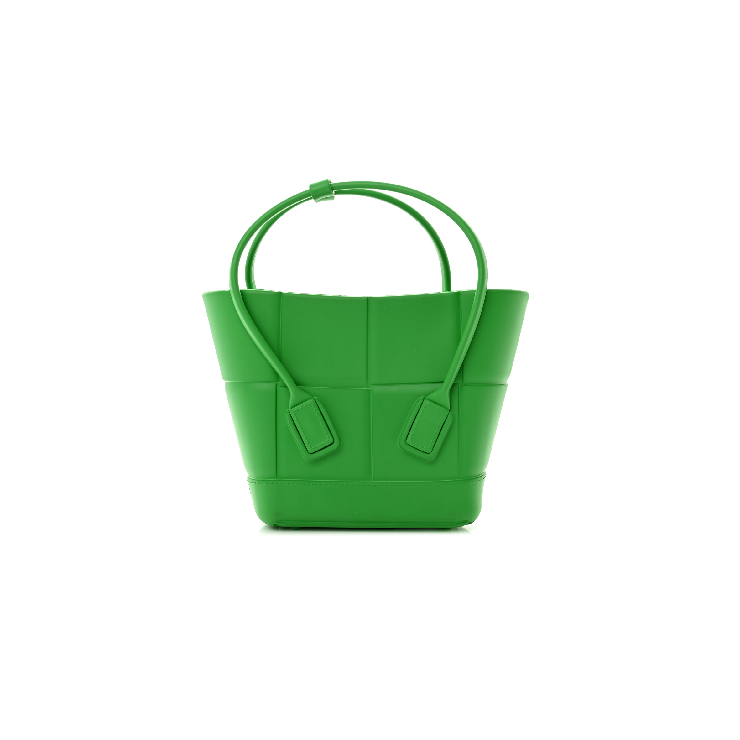 bo*te*ga Ve*ne*ta rubber maxi intrecciato mini arco grass (21*18*8cm)