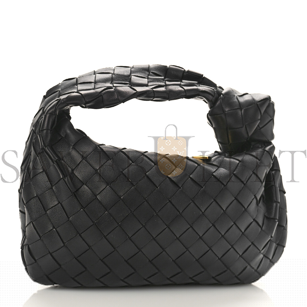 bo*te*ga Ve*ne*ta nappa intrecciato mini jodie black (25*13*7cm)