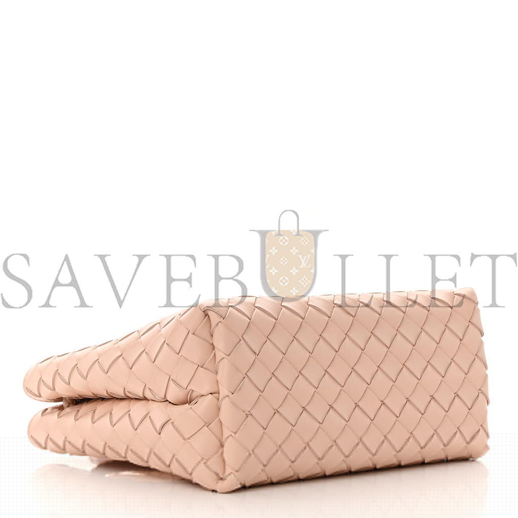 bo*te*ga Ve*ne*ta nappa intrecciato small andiamo shoulder bag nude (25*20*10cm)