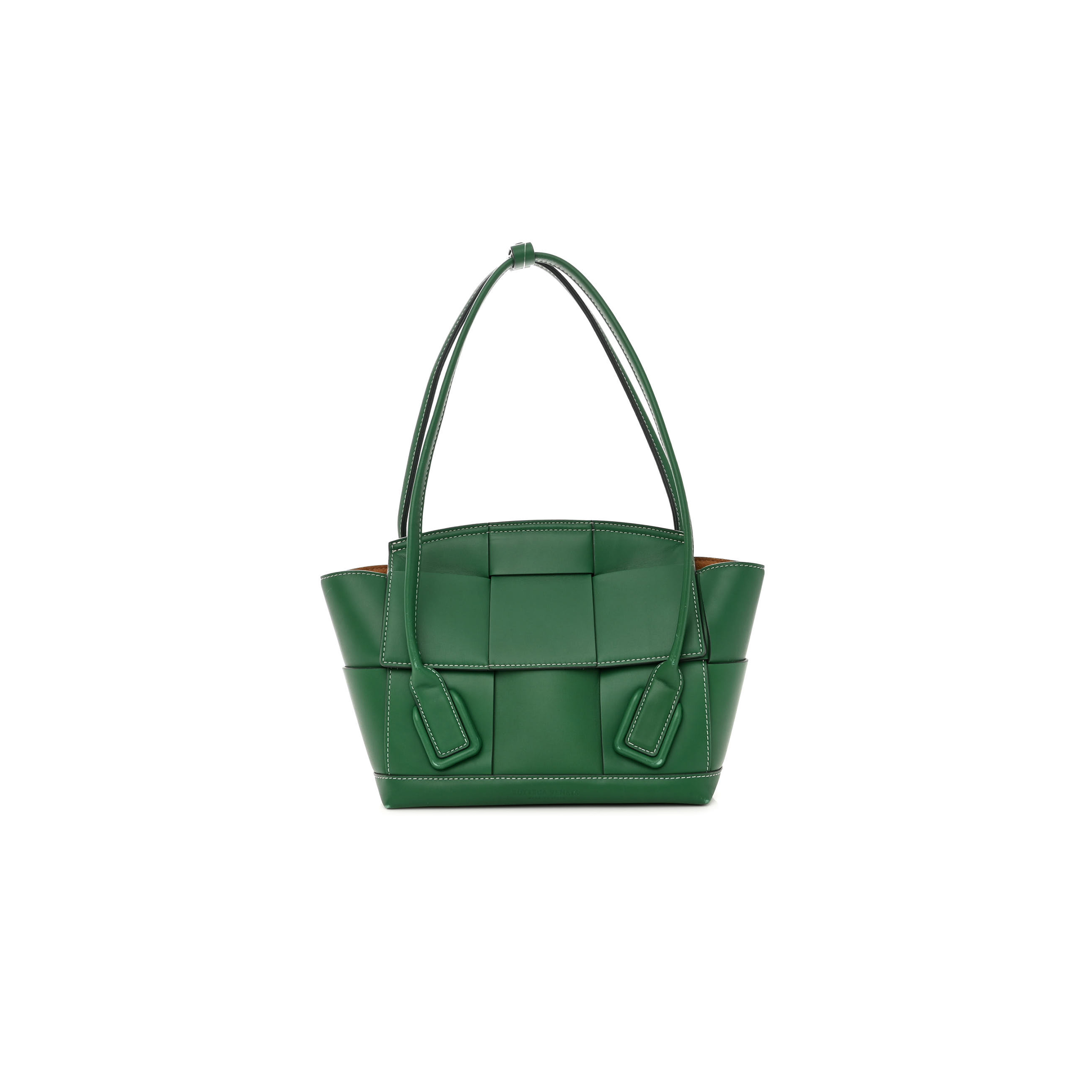 bo*te*ga Ve*ne*ta french calfskin maxi intrecciato arco 33 racing green (22*22*9cm)