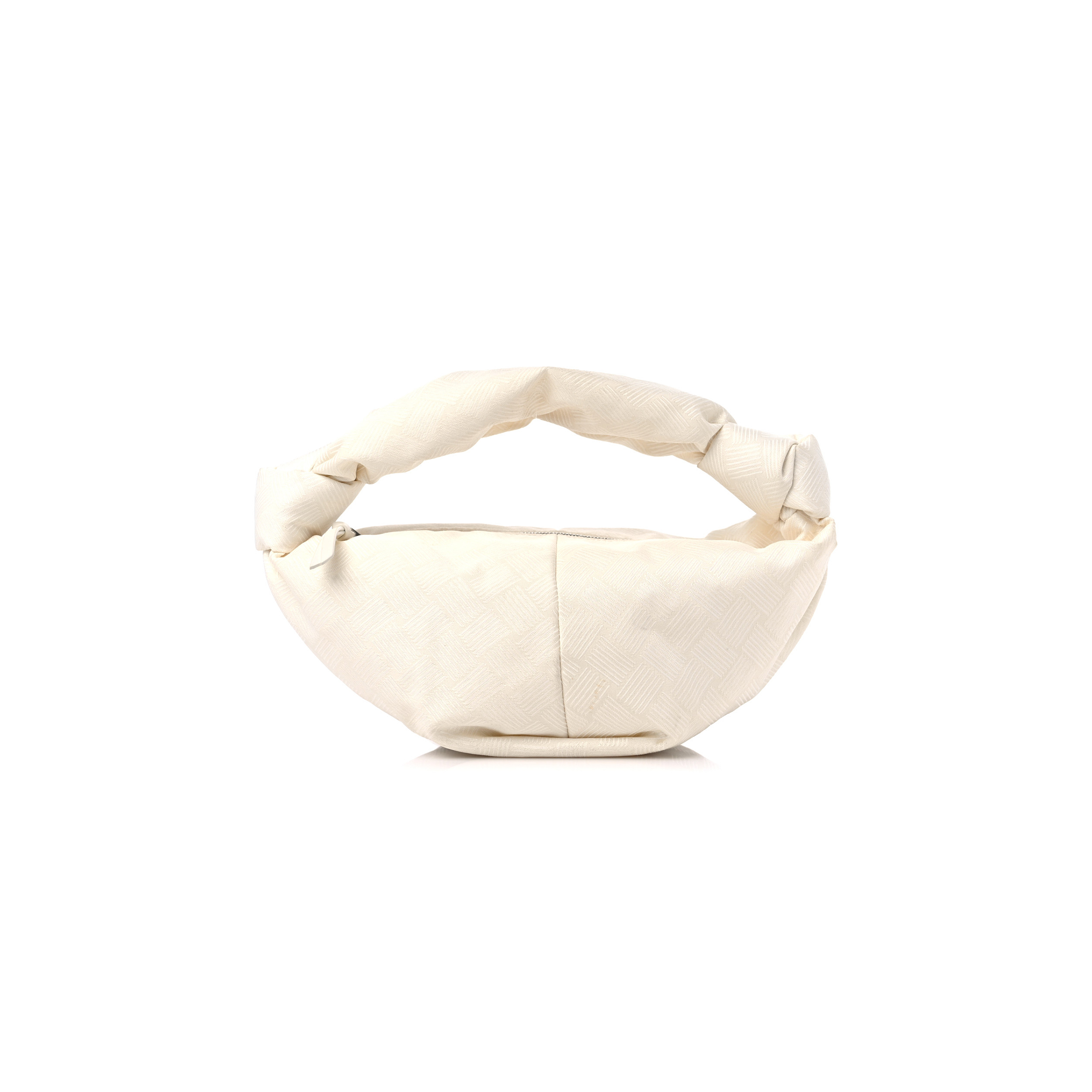 bo*te*ga Ve*ne*ta jacquard mini double knot bag ivory (28*10cm)