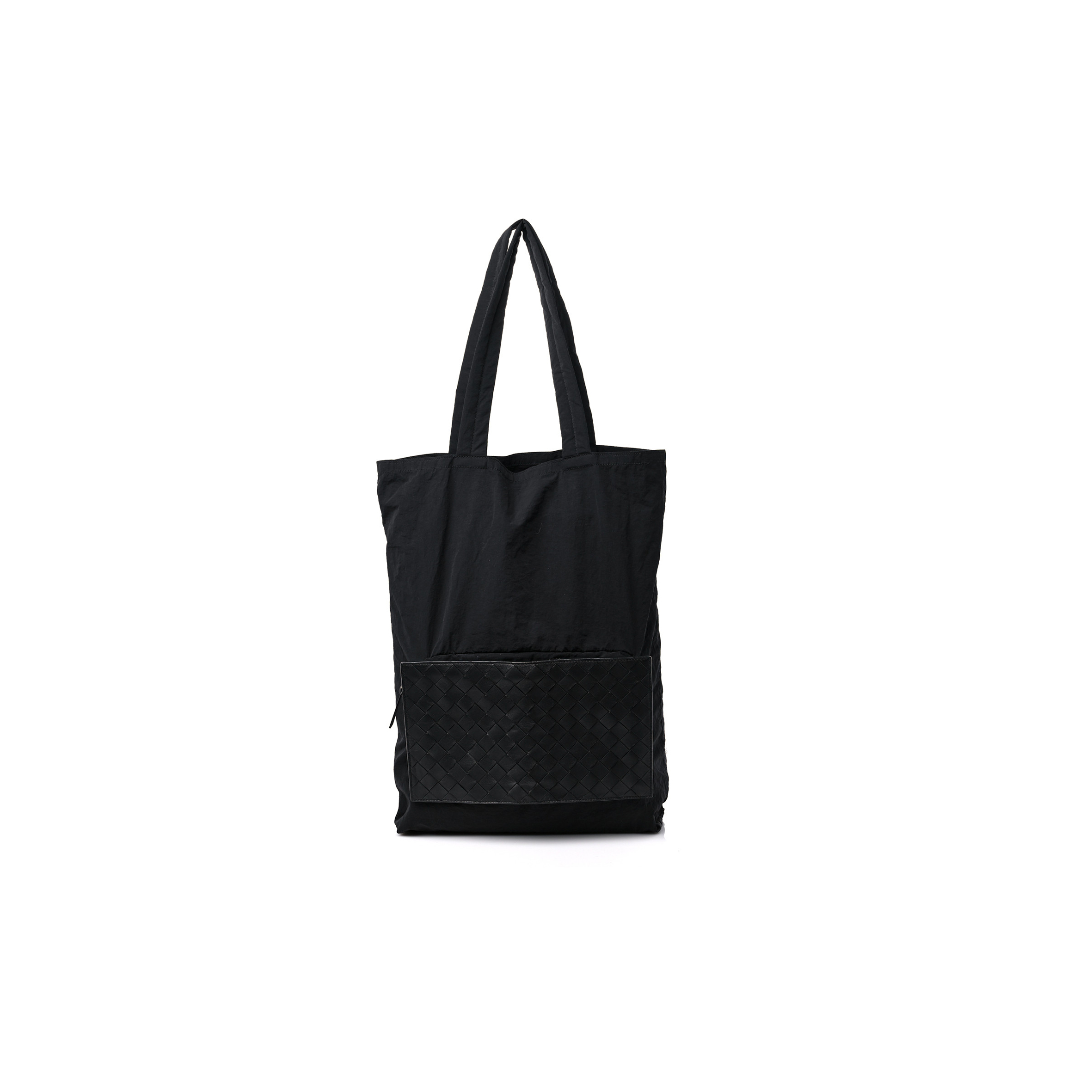 bo*te*ga Ve*ne*ta nylon nappa intrecciato convertible tote black (28*25*1cm)