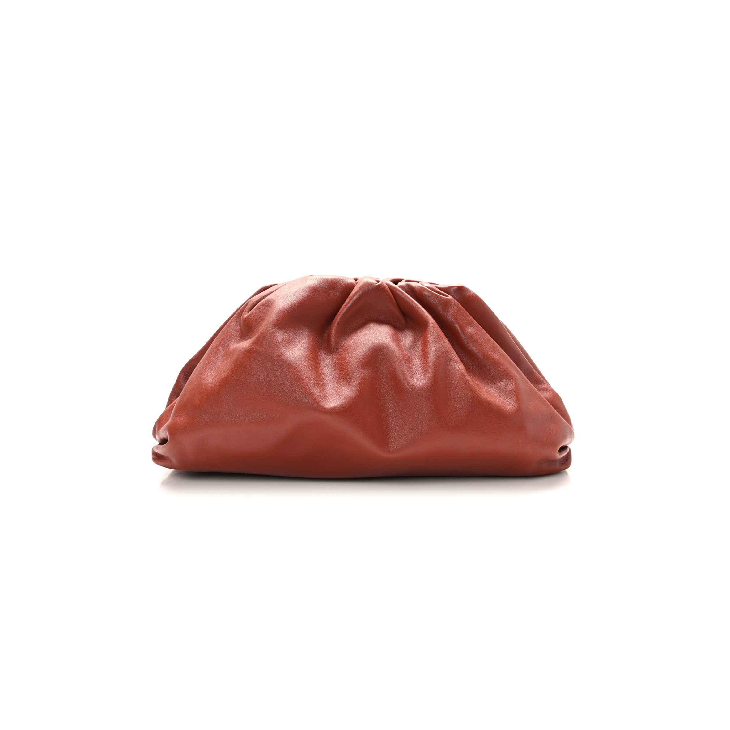 bo*te*ga Ve*ne*ta smooth butter calf the pouch oversized clutch rust (38*18*9cm)
