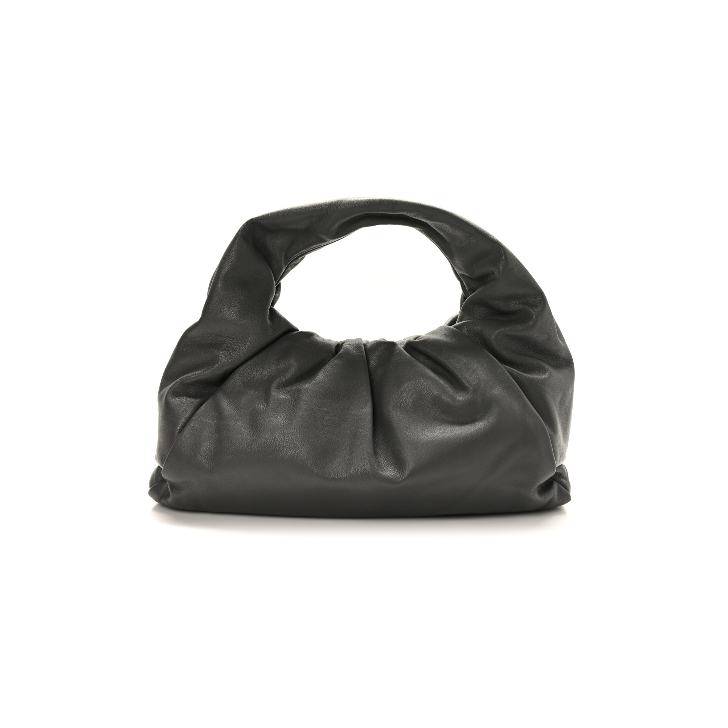 bo*te*ga Ve*ne*ta smooth butter calfskin small the shoulder pouch grey (39*22*15cm)