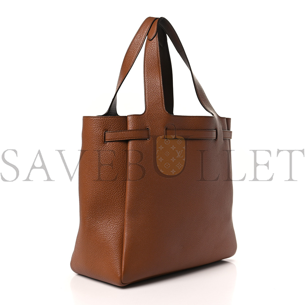 Pra*a vitello daino flou dynamique tote cognac (32*27*14cm)
