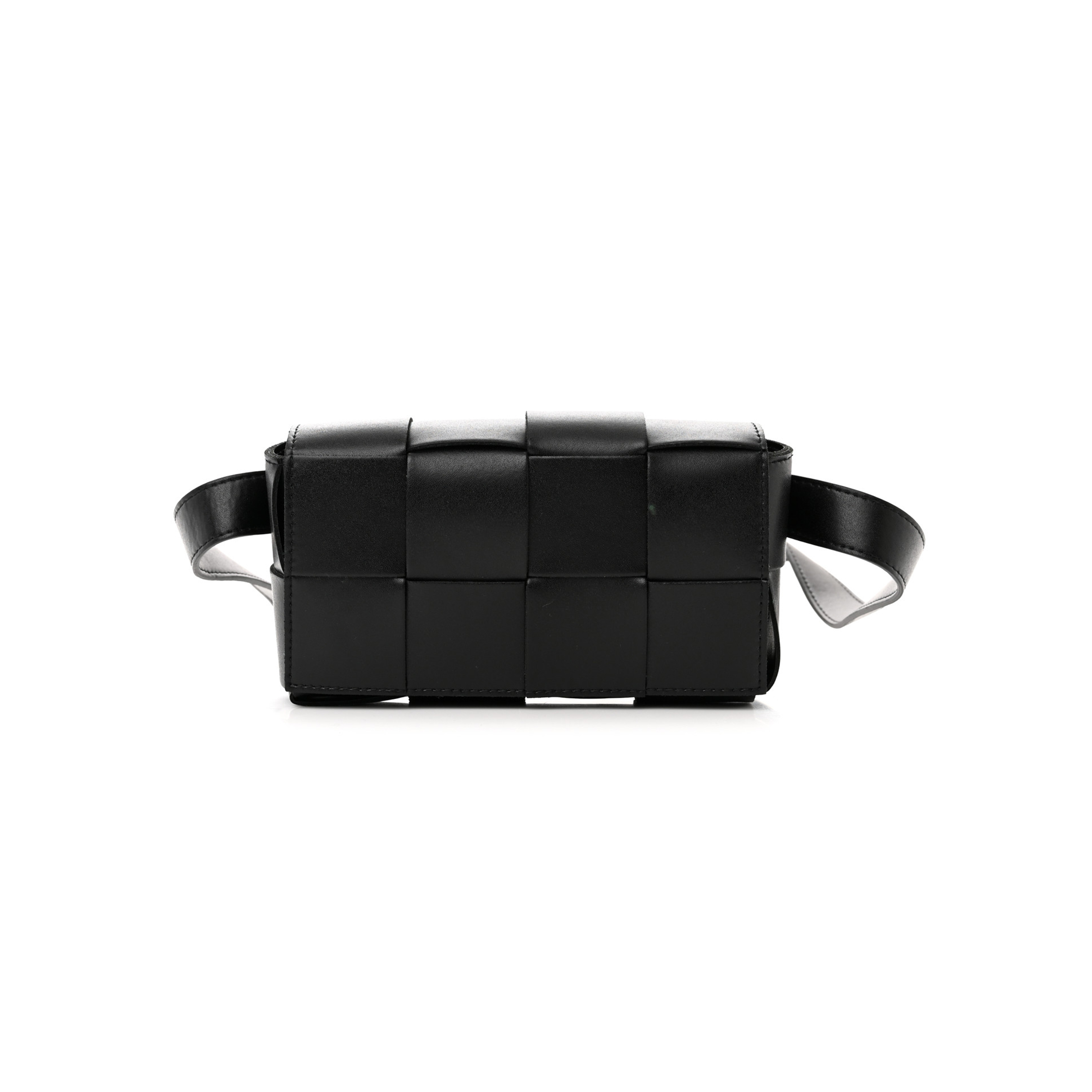 bo*te*ga Ve*ne*ta nappa maxi intreccio the belt cassette bag black (18*5*10cm)