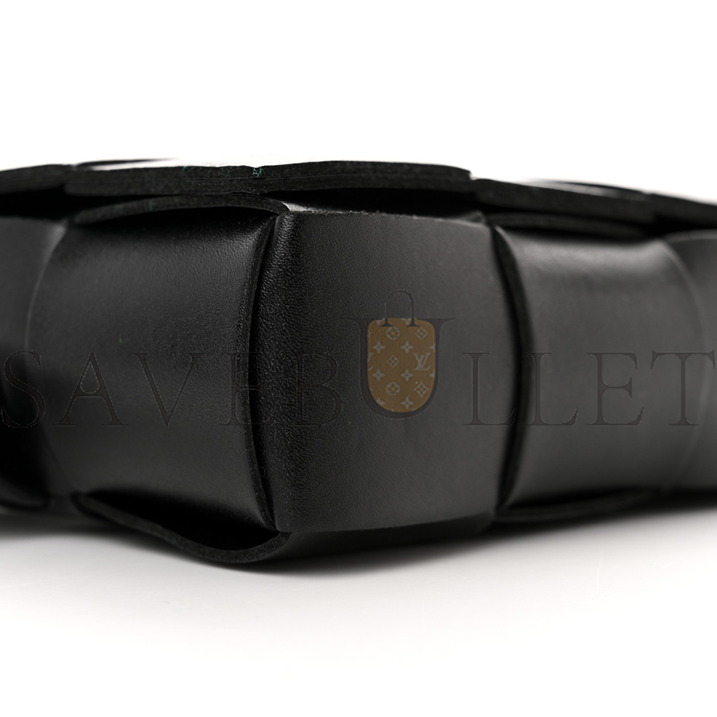 bo*te*ga Ve*ne*ta nappa maxi intreccio the belt cassette bag black (18*5*10cm)