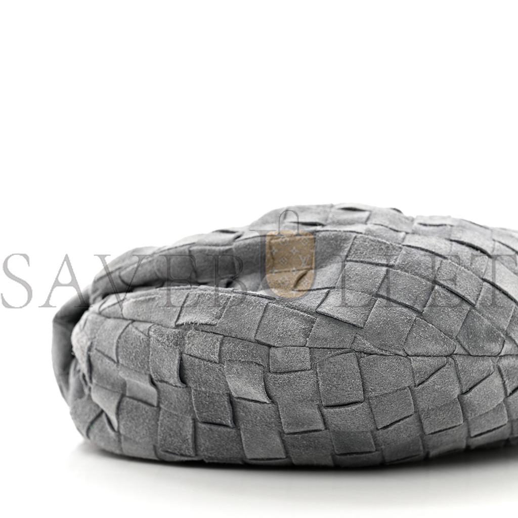 bo*te*ga Ve*ne*ta suede intrecciato mini jodie thunder (24*14*8cm)