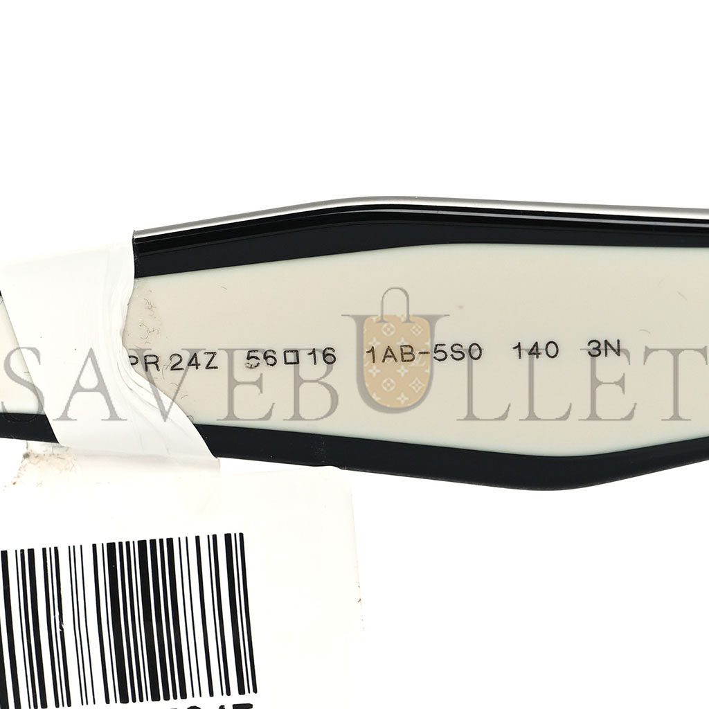 Pra*a acetate square sunglasses spr 24z black white
