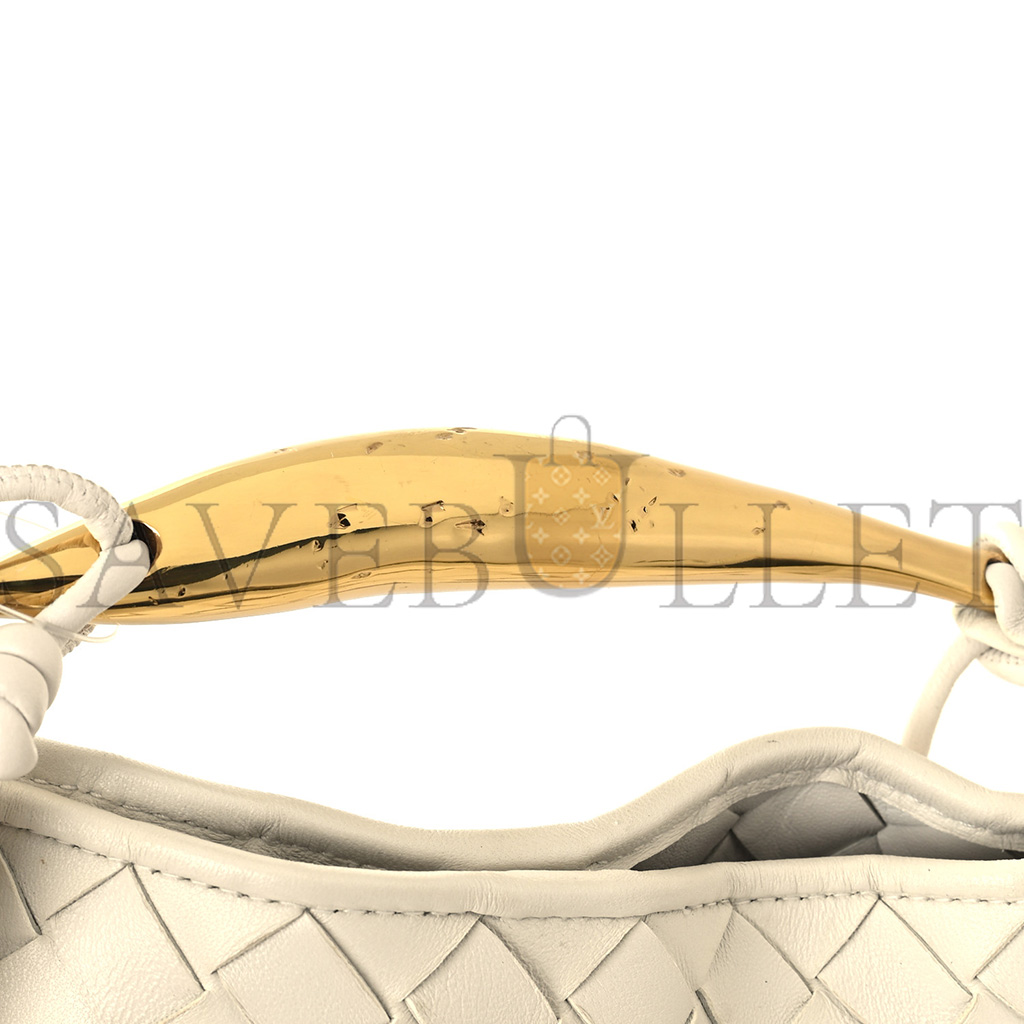 bo*te*ga Ve*ne*ta nappa intrecciato mini sardine bag chalk (20*14*3cm)