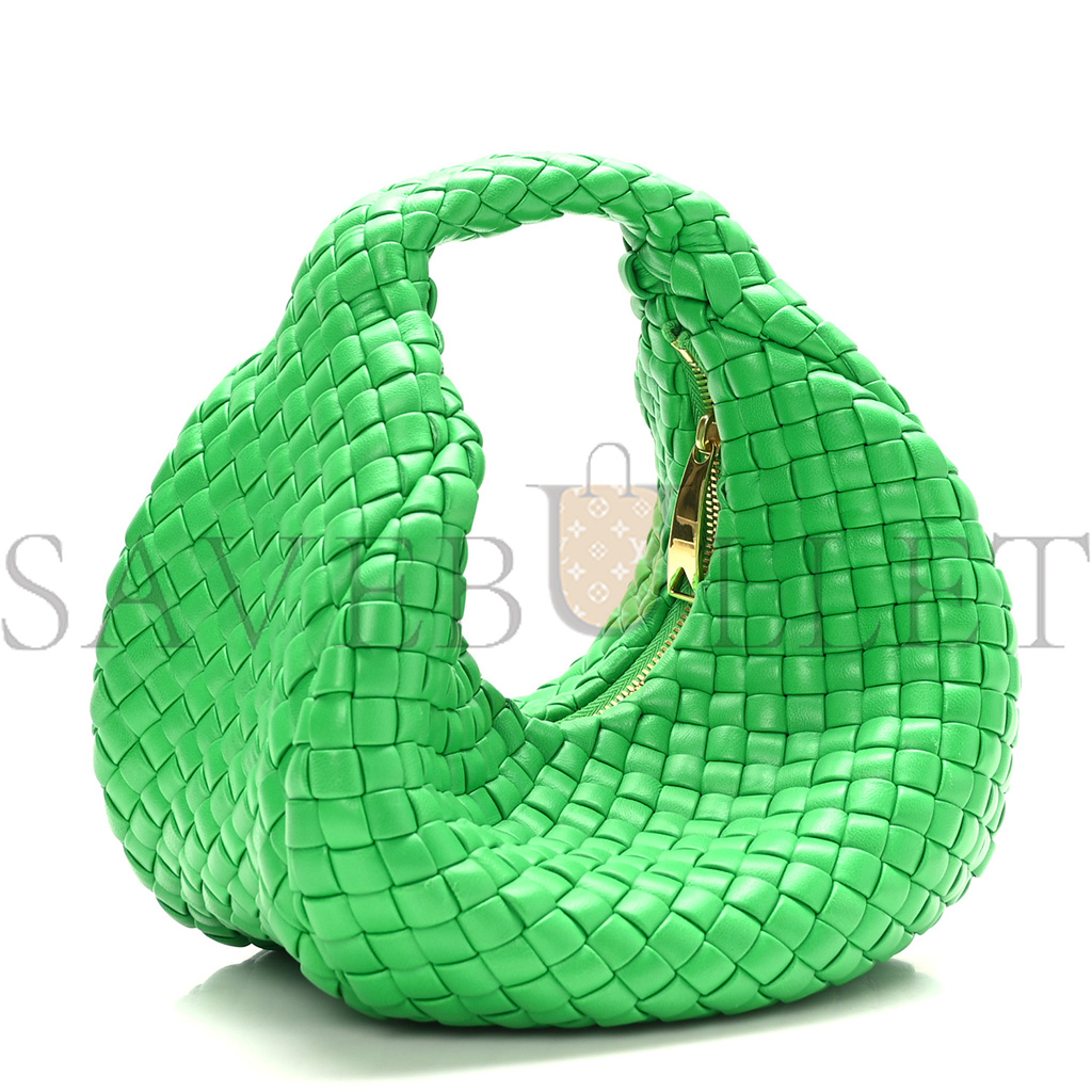 bo*te*ga Ve*ne*ta rubber padded intrecciato mini jodie parakeet (25*15*8cm)