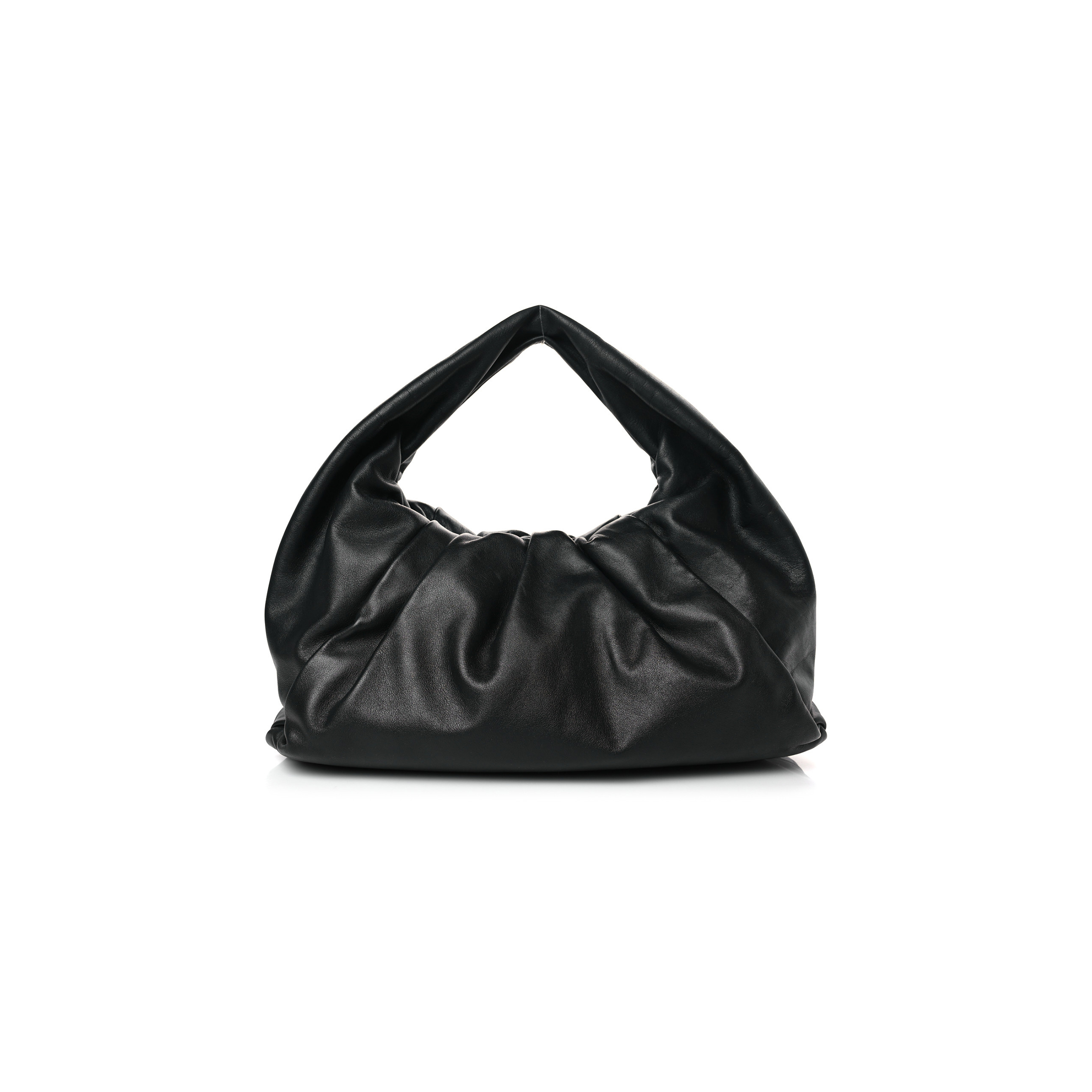 bo*te*ga Ve*ne*ta smooth butter calfskin small the shoulder pouch black (38*22*9cm)