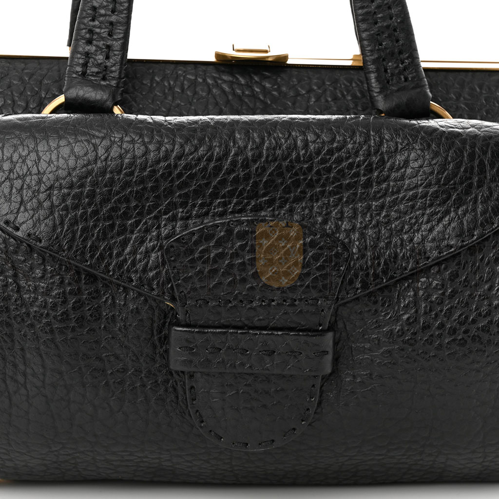 Pra*a cervo berlino satchel black (31*20*15cm)