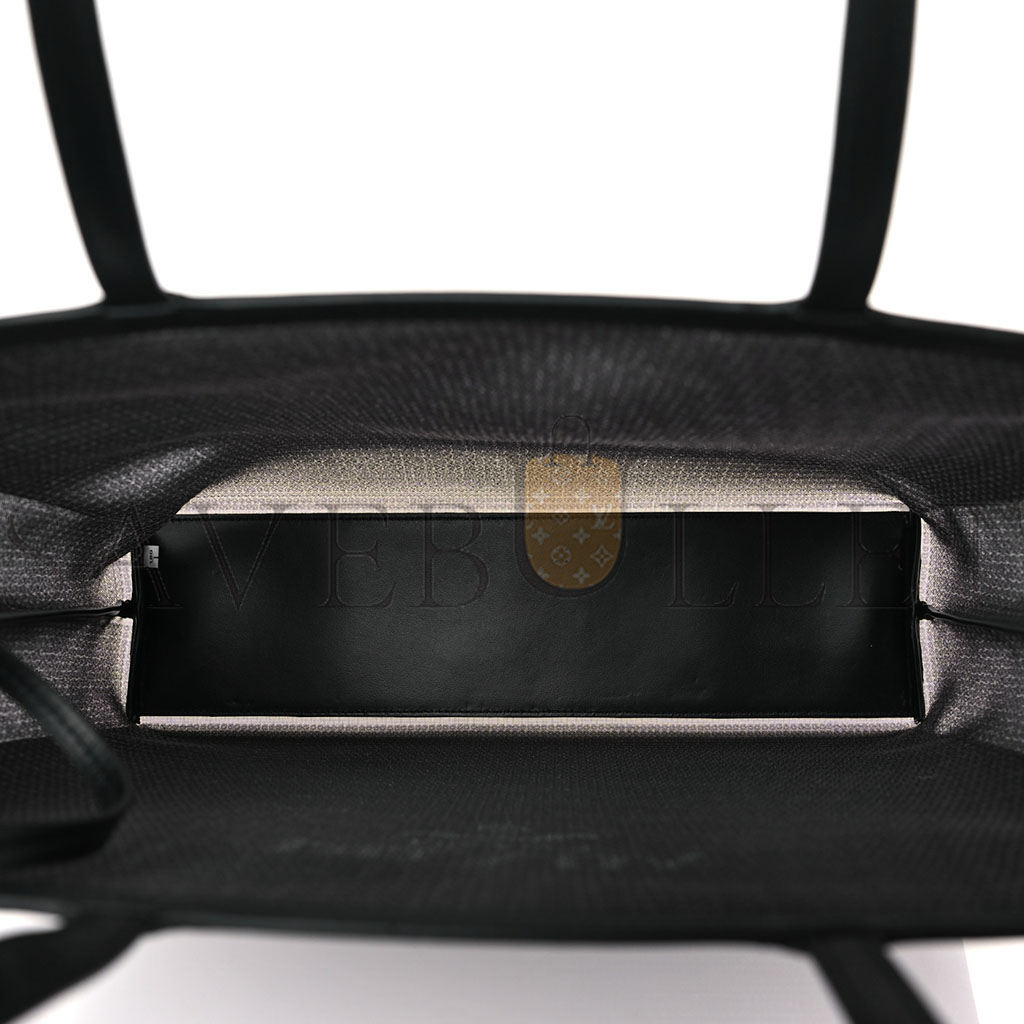 Pra*a mesh sequin spazzolato logo tote black (36*30*9cm)