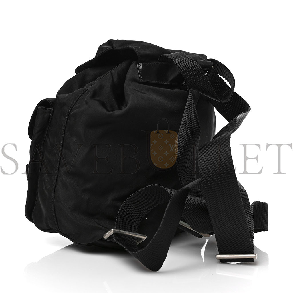 Pra*a nylon vela medium backpack black (29*29*14cm)