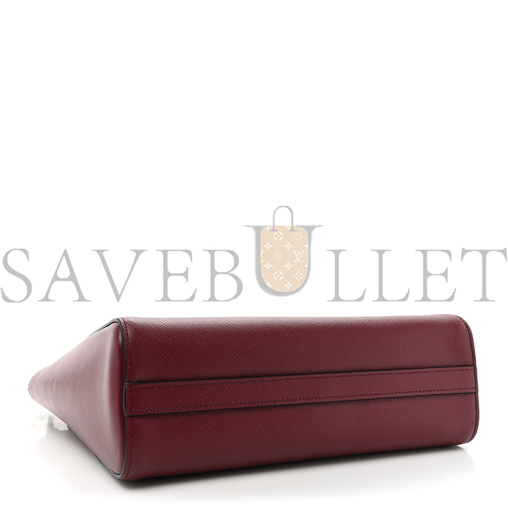 Pra*a saffiano soft calfskin tote cerise (26*23*10cm)