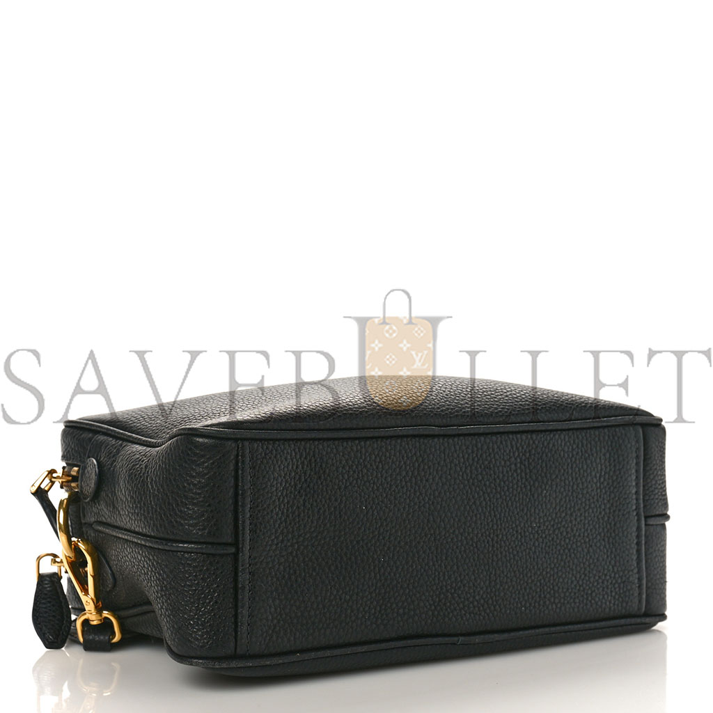 Pra*a vitello daino camera crossbody black (24*15*10cm)