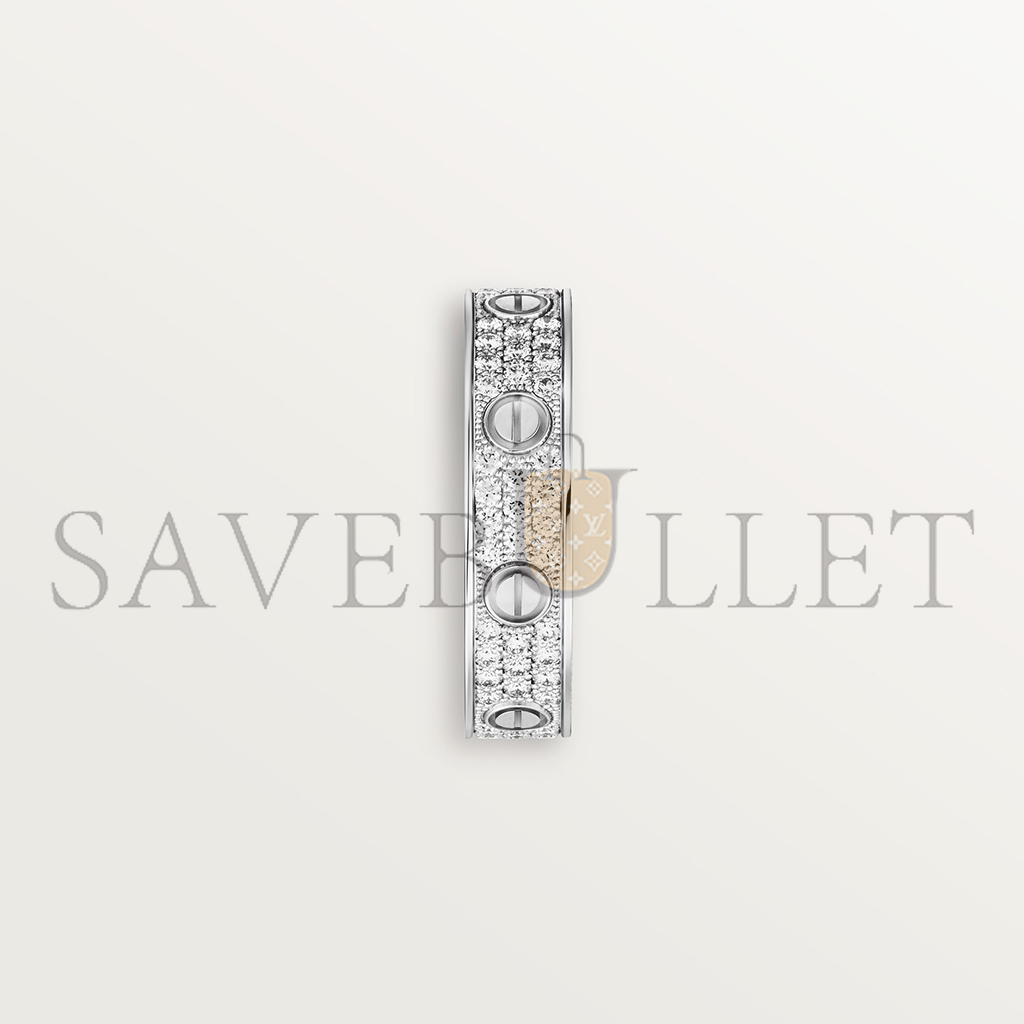ca*t*er  love wedding band, Di*m*nd-paved b4083400