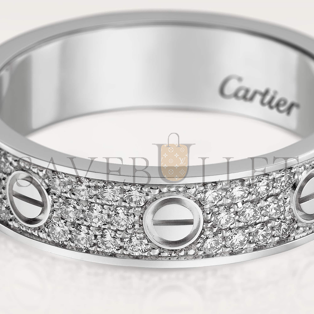 ca*t*er  love wedding band, Di*m*nd-paved b4083400