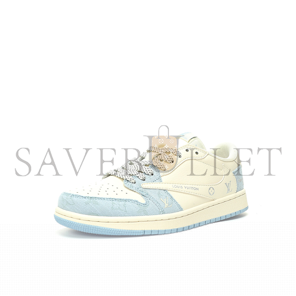 AIR JORDAN 1 LOW OG SP BEIGE LIGHT BLUE LV MONOGRAM LJ5188-003