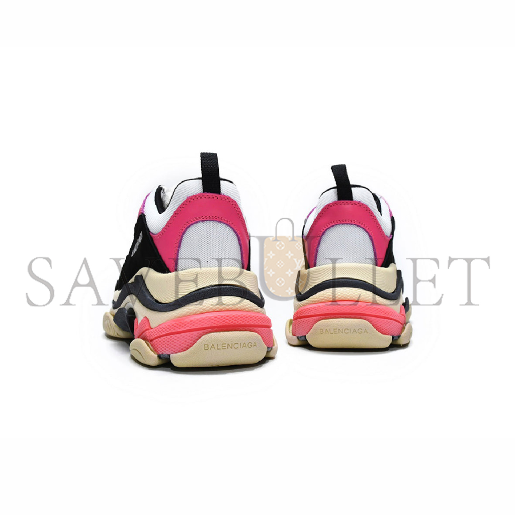 Ba*len*cia*ga triple s black pink 524039w09o65671