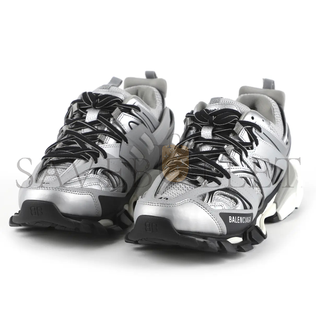 Ba*len*cia*ga track trainer metallic silver 542023w2cd18100