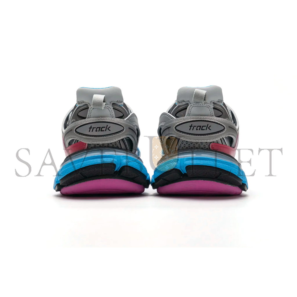 Ba*len*cia*ga track trainer blue pink silver 542436w1gc14051
